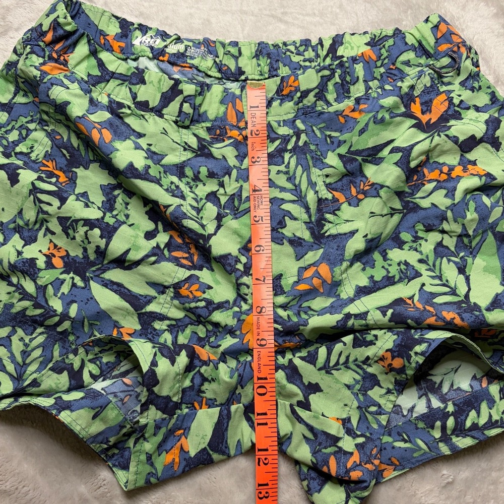 REI Co Op Amphib Shorts Womens M Green Floral Outdoor Hiking Beach Gorpcore - Picture 8 of 10